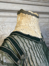 Load image into Gallery viewer, c. 1900-1902 Green Net Lace Bodice