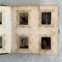 Load image into Gallery viewer, c. 1860s Miniature Gem Tintype Photo Album