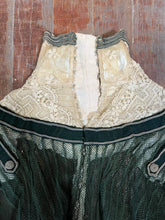 Load image into Gallery viewer, c. 1900-1902 Green Net Lace Bodice