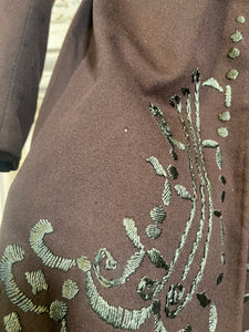 c. 19-teens Embroidered Wool Ladies' Suit