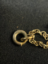 Load image into Gallery viewer, Vintage Evil Eye Pendant on Gold Filled Chain