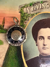 Load image into Gallery viewer, Victorian Mourning Locket "In Memory Of" with Hair