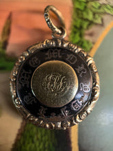 Load image into Gallery viewer, Victorian Mourning Locket "In Memory Of" with Hair