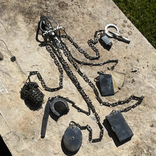 Load image into Gallery viewer, Georgian or Early Victorian Steel Chatelaine