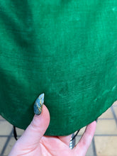 Load image into Gallery viewer, 1920s Green Silk Velvet Coat