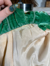 Load image into Gallery viewer, 1920s Green Silk Velvet Coat