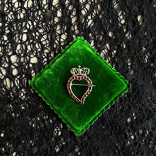 Load image into Gallery viewer, Early 19th c. Witch&#39;s Heart Brooch