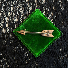 Load image into Gallery viewer, Late 19th c. Gold Filled Arrow Brooch