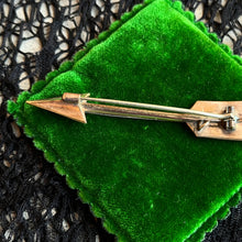 Load image into Gallery viewer, Late 19th c. Gold Filled Arrow Brooch