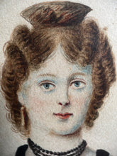 Load image into Gallery viewer, 1830s Framed Miniature Portrait Painting | Signed J. Wood 1832