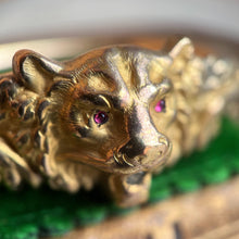 Load image into Gallery viewer, c. 1900s Gold Filled Lion Bracelet