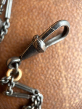 Load image into Gallery viewer, Antique Gunmetal Long Guard Chain w/ Metal Spheres