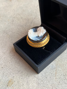 RESERVED | 14k Gold Large Cameo Ring
