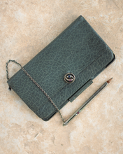 Load image into Gallery viewer, Antique French Leather Purse with Snake Clasp by Maison Maquet
