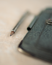 Load image into Gallery viewer, Antique French Leather Purse with Snake Clasp by Maison Maquet