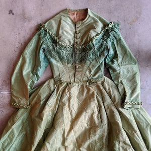 1860s Green Gown