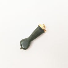 Load image into Gallery viewer, Jade 14k Gold Figa Pendant