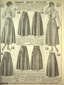 Late 1910s-Early 1920s Cotton Sport Skirt