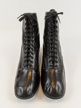 Load image into Gallery viewer, 1930s Black Lace Up Boots | Approx Sz 7-7.5