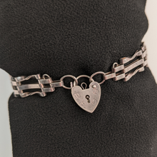 Load image into Gallery viewer, Victorian Revival Sterling Silver Gate Bracelet