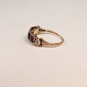 Georgian Acrostic Gold Ring