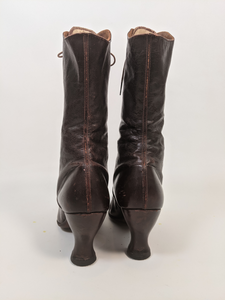 1910s-20s Brown Boots | Approx Sz 7