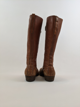 Load image into Gallery viewer, 1900s-1910s Tall Brown Lace Up Boots | Approx Sz 7.5