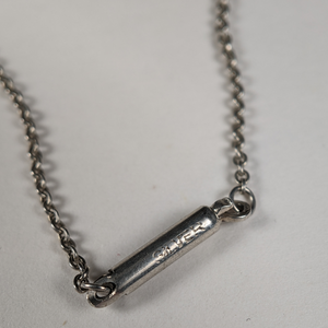 1899 Silver Locket + Chain