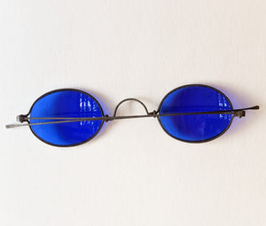19th C. Blue Tinted Glasses