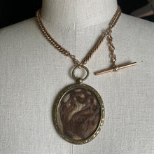 Load image into Gallery viewer, c. 1820s-1840s Large Pinchbeck Hair Pendant