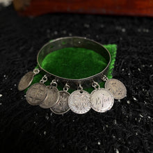 Load image into Gallery viewer, Victorian Silver Love Token Bracelet | Antique 1880s Jewelry