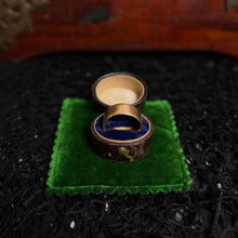 Load image into Gallery viewer, Victorian 1890s 14k Gold Wedding Band | Antique Ring Dated Sept 11 1895