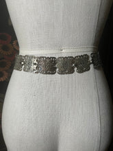 Load image into Gallery viewer, c. 1900s-1910s Silver Plated Belt | 26&quot;