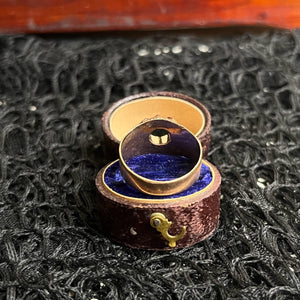 12k Gold Bloodstone Belcher Ring | Antique Victorian Jewelry