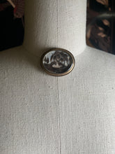 Load image into Gallery viewer, 19th c. Hair Mourning Scene Brooch