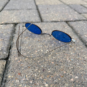 c. 1890s-1900s Blue Tinted Sunglasses