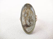 Load image into Gallery viewer, Georgian 18th Century Gold Memorial Sepia Ring | Size 7.25