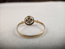 Load image into Gallery viewer, Edwardian 18k Gold Diamond Ring with Platinum Top