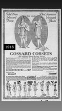Load image into Gallery viewer, 1917-1918 Gossard Corset | In Original Box