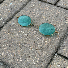 Load image into Gallery viewer, c. 1890s-1900s Green Tinted Sunglasses