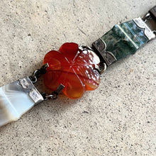 Load image into Gallery viewer, 19th c. Silver Scottish Agate Bracelet