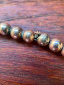 c. Late 19th c. - Early 20th c. Gold Filled Bead Choker