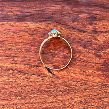 Load image into Gallery viewer, c. 1900s 14k Gold Opal + Seed Pearl Ring