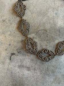 Late 19th-Early 20th c. Cut Steel Necklace