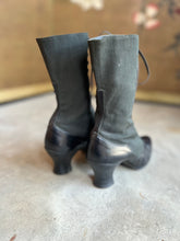 Load image into Gallery viewer, c. Late 1910s-1920s Black Lace Up Boots | Approx Sz 6.5-7