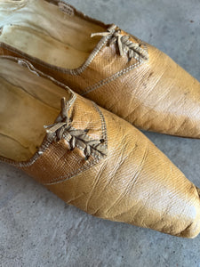 c. 1820s Moroccan Leather Shoes