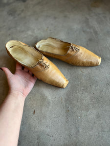 c. 1820s Moroccan Leather Shoes