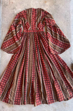 Load image into Gallery viewer, c. 1850s-1860s Wool Challis Dress