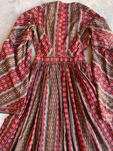 Load image into Gallery viewer, c. 1850s-1860s Wool Challis Dress