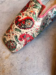 Early-Mid 19th c. Paisley Slippers